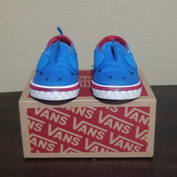Van's On The Walk Baby Shark Blue Shoes Baby - Picture 10 of 11